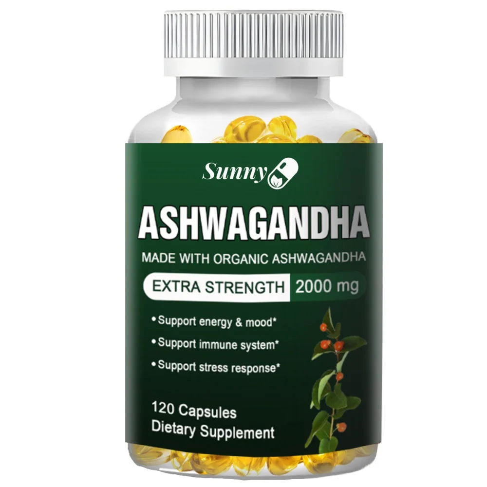Ashwagandha Extract Root - Kapsul Ekstrak Ashwagandha Anti-oksidasi, Penurun Lipid,
