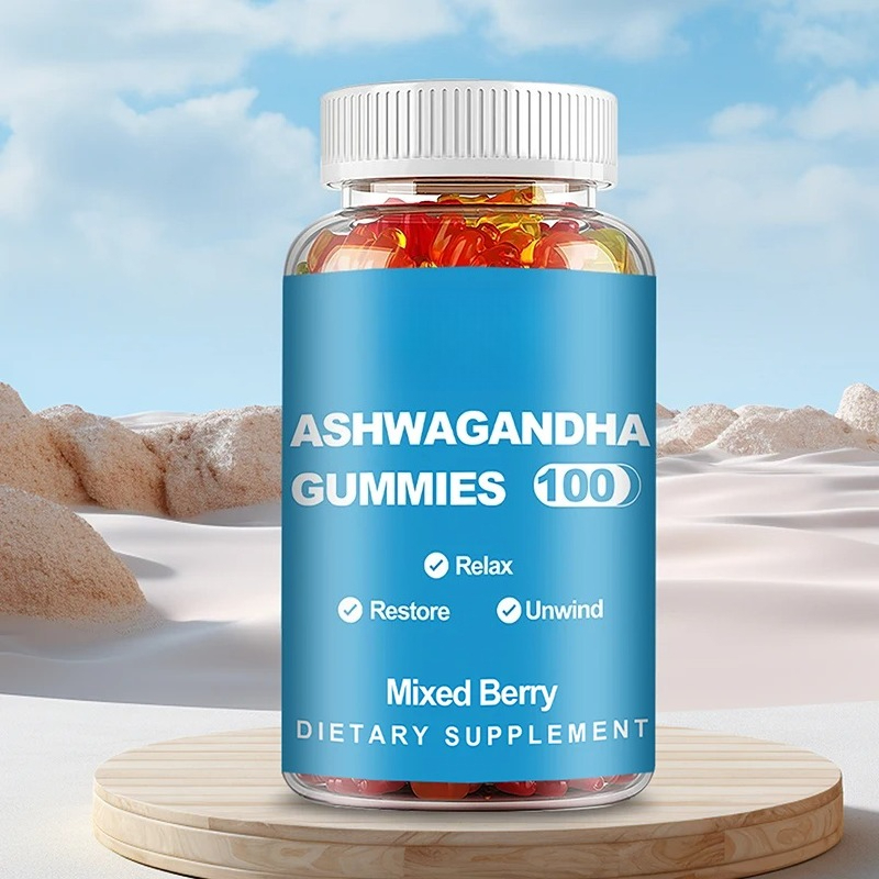 Ashwagandha Extract Root - Ashwagandha Gummies - Meredakan Stres, Meningkatkan