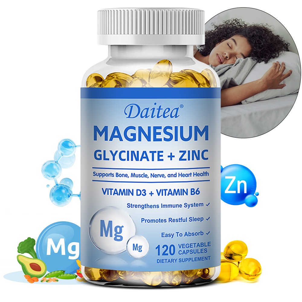 Magnesium Glycinate Capsule - Magnesium Glycinate + Zinc - Meningkatkan