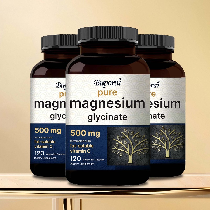 Magnesium Glycinate Capsule - Kapsul Magnesium Glycinate 500mg - Relaksasi