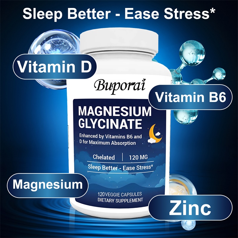 Magnesium Glycinate Capsule - Magnesium Glisinat 120Mg Kapsul Seng Vitamin