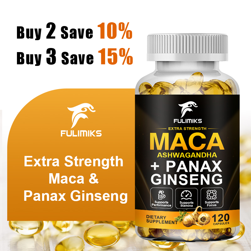 Ashwagandha Extract Root - Campuran Maca Tiga Kali Lipat dengan