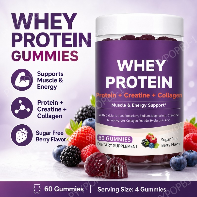 Nutrition Fitness Supplements - Permen Protein dengan Whey Creatine Collagen