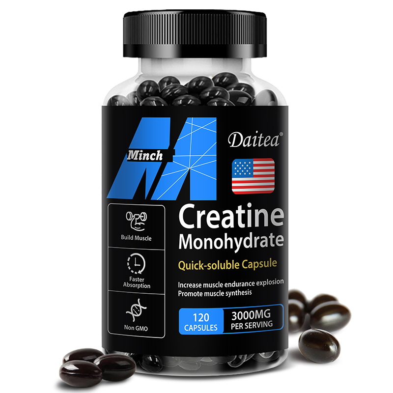Nutrition Fitness Supplements - Creatine Monohydrate 3000 Mg-Membangun Otot, Meningkatkan
