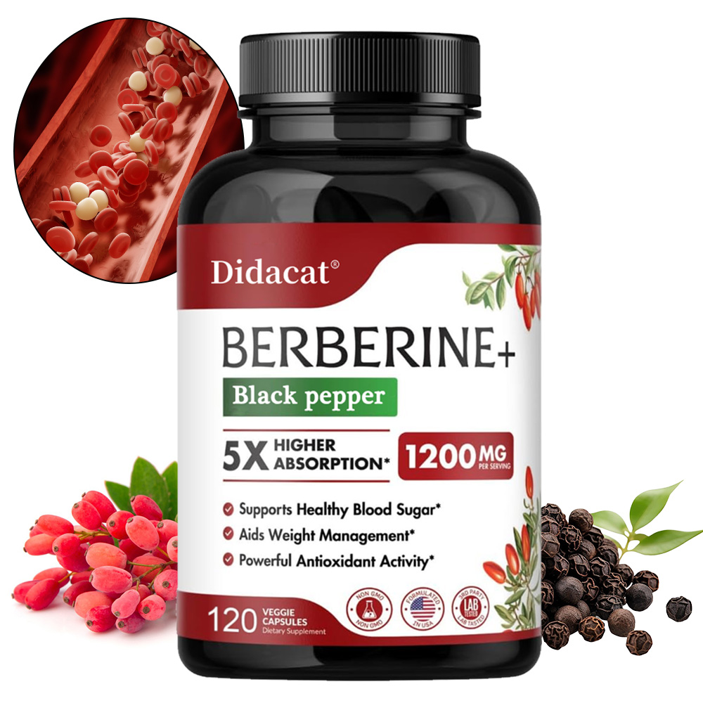 Berberine Hcl Capsule - Suplemen Berberine 1200mg - Berberine HCL