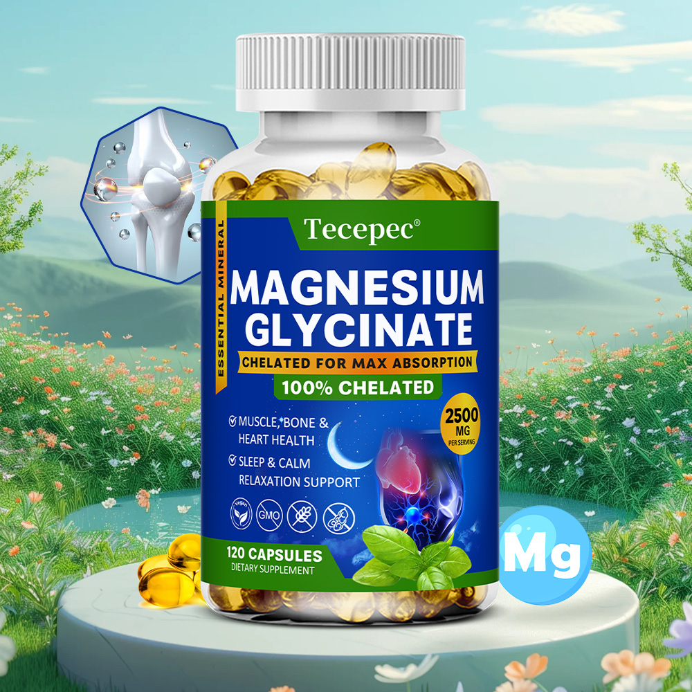 Magnesium Glycinate Capsule - Kapsul Magnesium Glisinat 2500mg - Suplemen