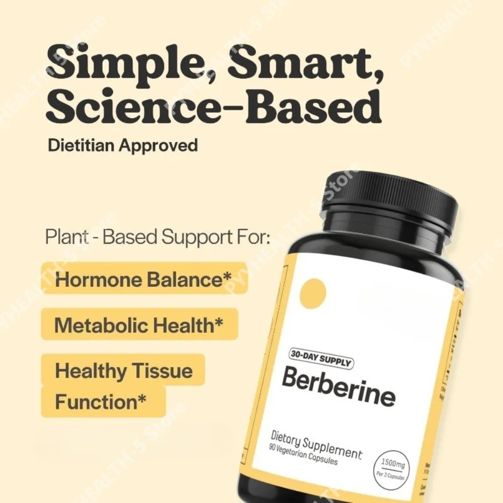 Suplemen Berberine HCl 500mg P - Berberine Hcl Capsule ulasan dan harga
