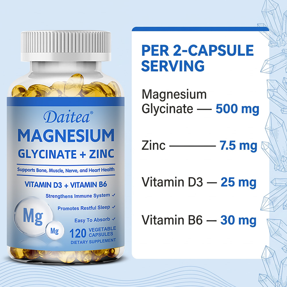 Magnesium Glycinate + Zinc - M - Magnesium Glycinate Capsule ulasan dan harga