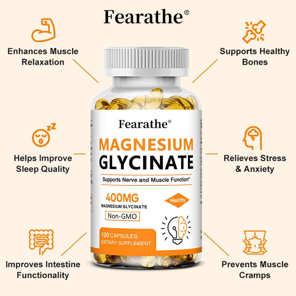Kapsul Magnesium Glycinate 400 - Magnesium Glycinate Capsule ulasan dan harga