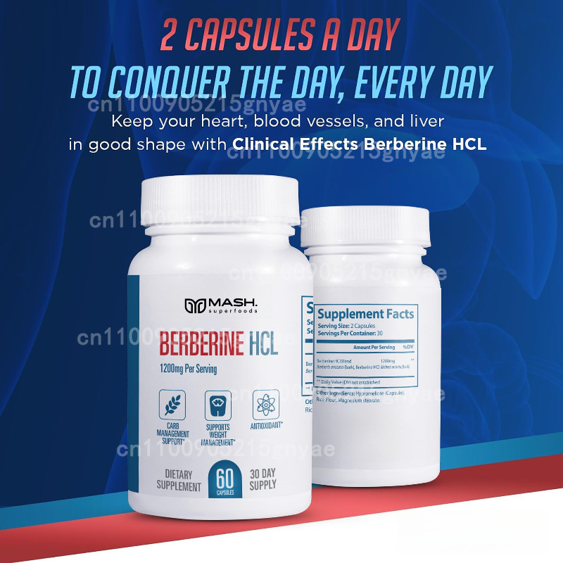 Premium Berberine HCL 1500mg - - Berberine Hcl Capsule ulasan dan harga