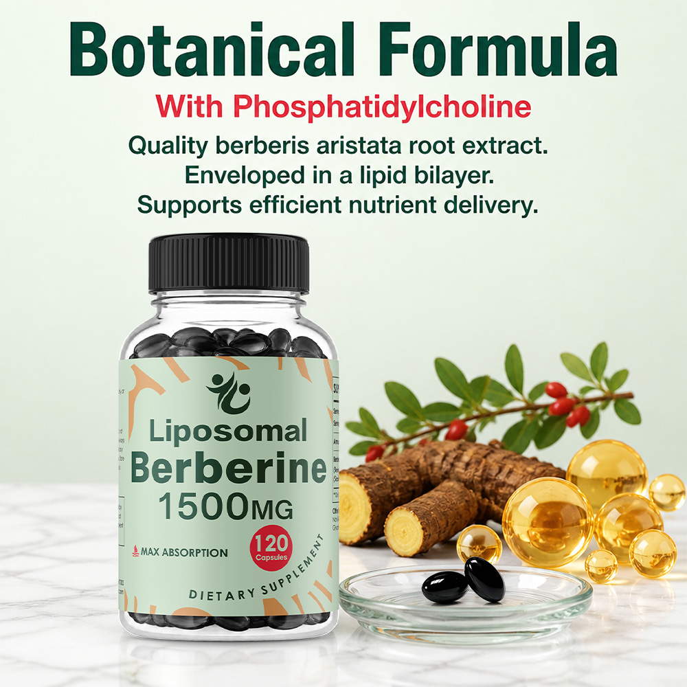 Liposomal Berberine HCL - 1500 - Berberine Hcl Capsule ulasan dan harga