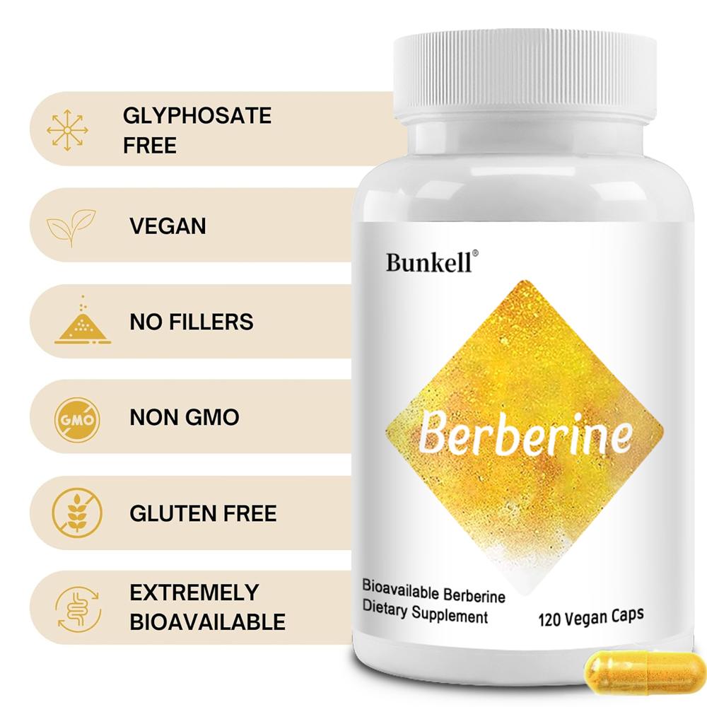 Berberine HCl 350mg dengan Kom - Berberine Hcl Capsule ulasan dan harga