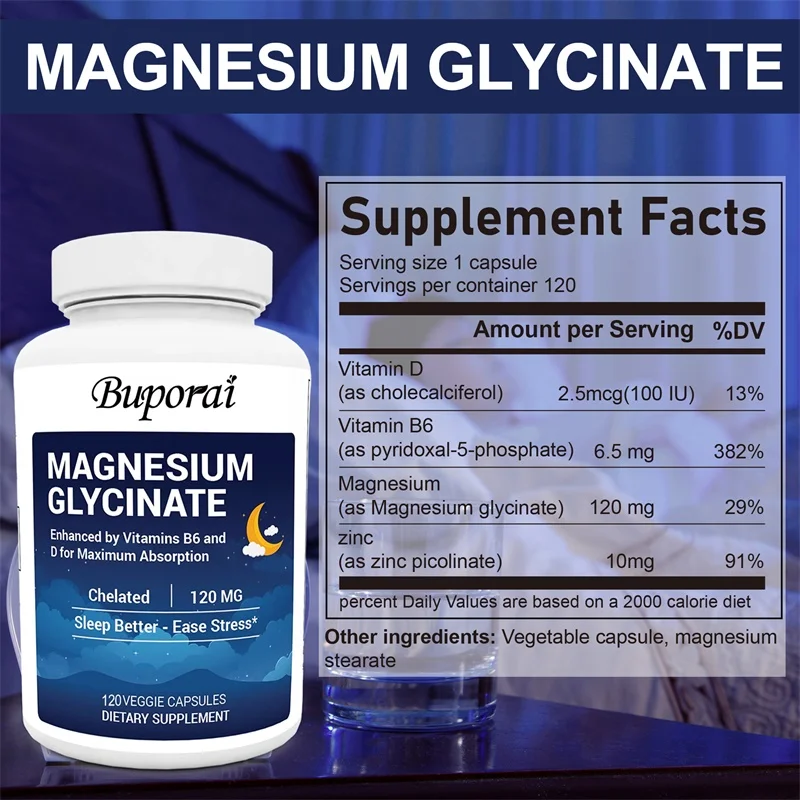 Magnesium Glisinat 120Mg Kapsu - Magnesium Glycinate Capsule ulasan dan harga