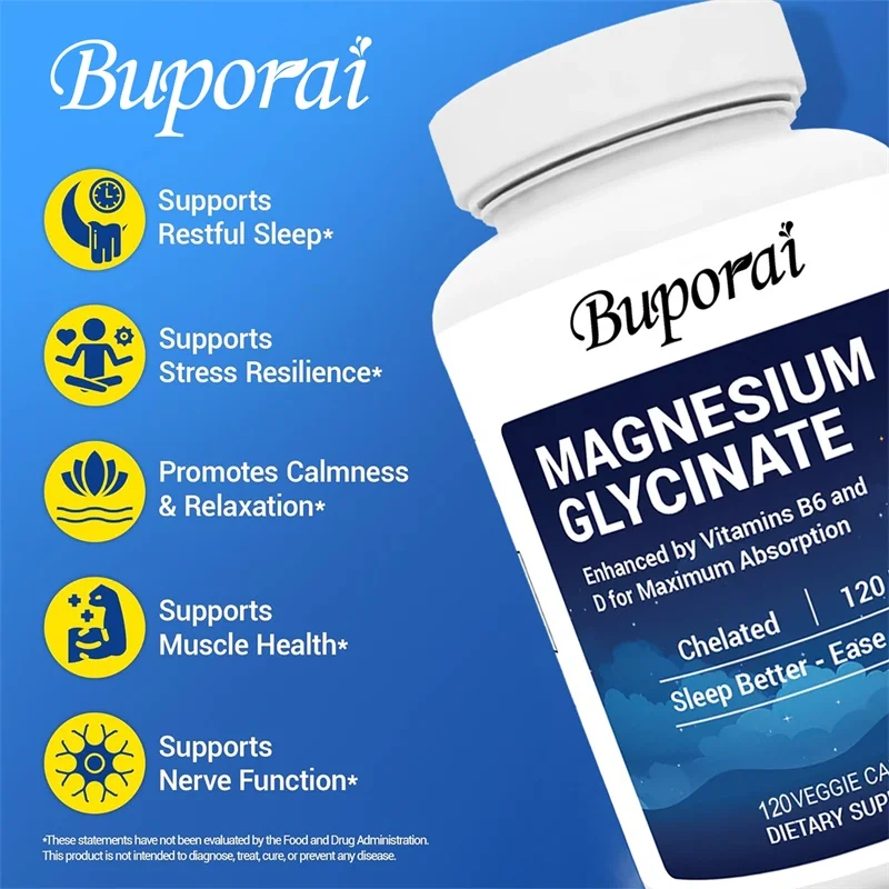 Magnesium Glisinat 120Mg Kapsu - Magnesium Glycinate Capsule ulasan dan harga