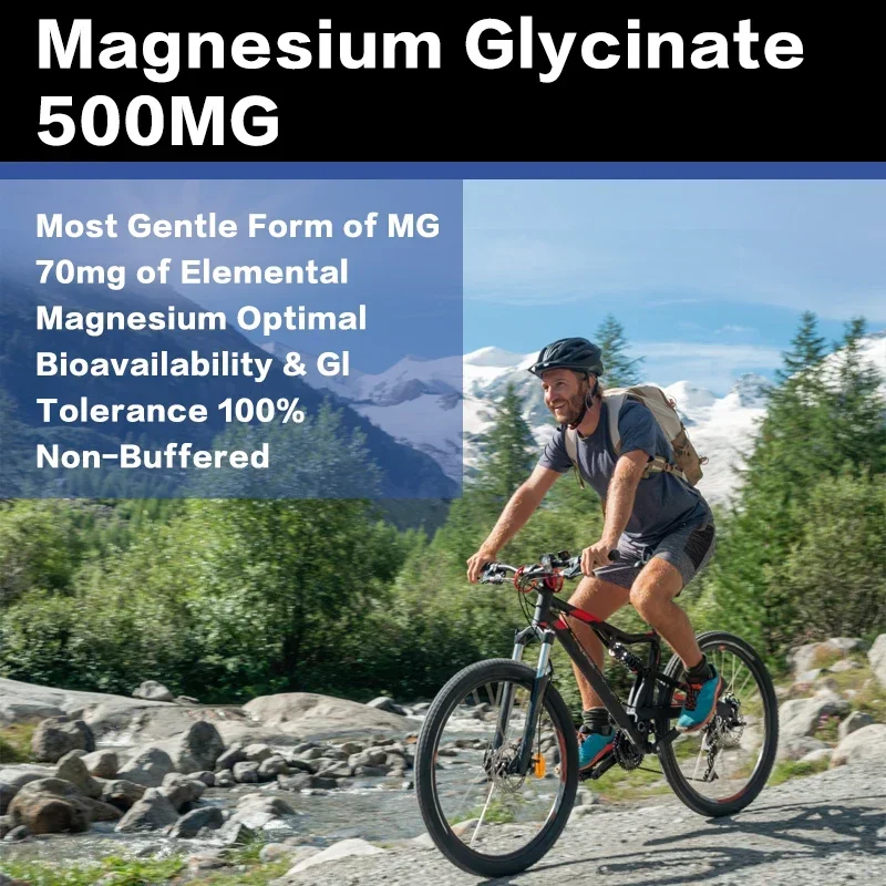 Magnesium Glycinate 500mg - Su - Magnesium Glycinate Capsule ulasan dan harga
