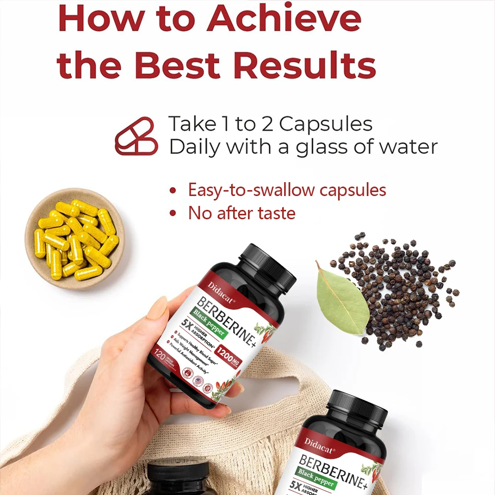 Berberine suplemen HCl-untuk m - Berberine Hcl Capsule ulasan dan harga
