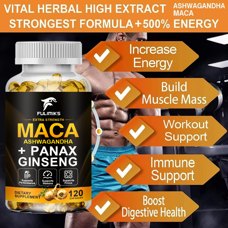 Campuran Maca Tiga Kali Lipat  - Ashwagandha Extract Root ulasan dan harga