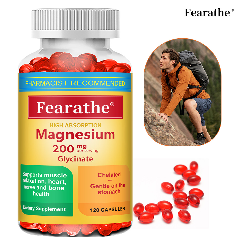 200 Mg Magnesium Glycinate Cap - Magnesium Glycinate Capsule ulasan dan harga