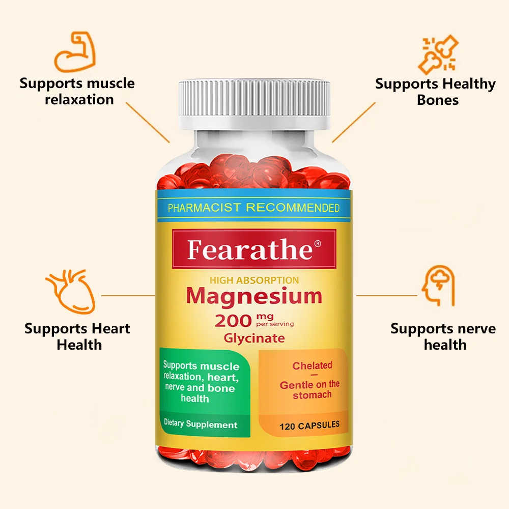 200 Mg Magnesium Glycinate Cap - Magnesium Glycinate Capsule ulasan dan harga