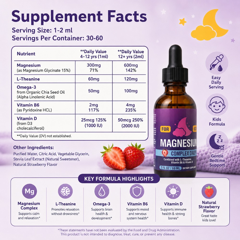 Magnesium Complex Drops untuk  - Magnesium Glycinate Capsule ulasan dan harga