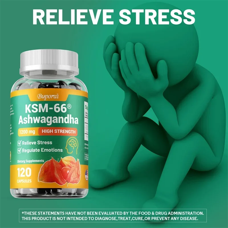 KSM-66 Ashwagandha 1200 Mg Kap - Ashwagandha Extract Root ulasan dan harga