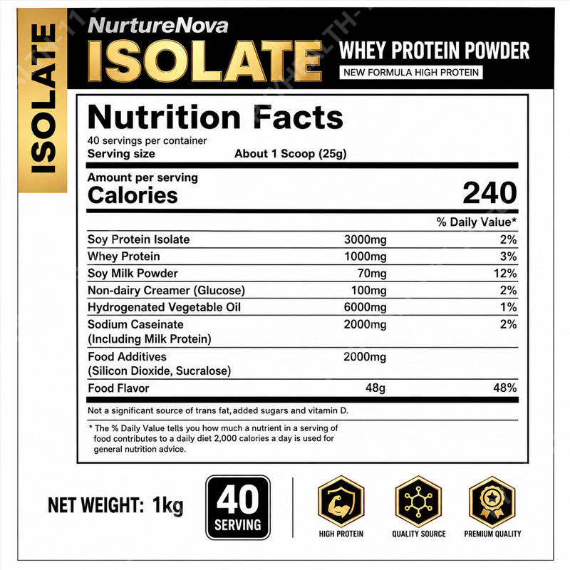 Protein Isolat Whey Bubuk Rend - Nutrition Fitness Supplements ulasan dan harga