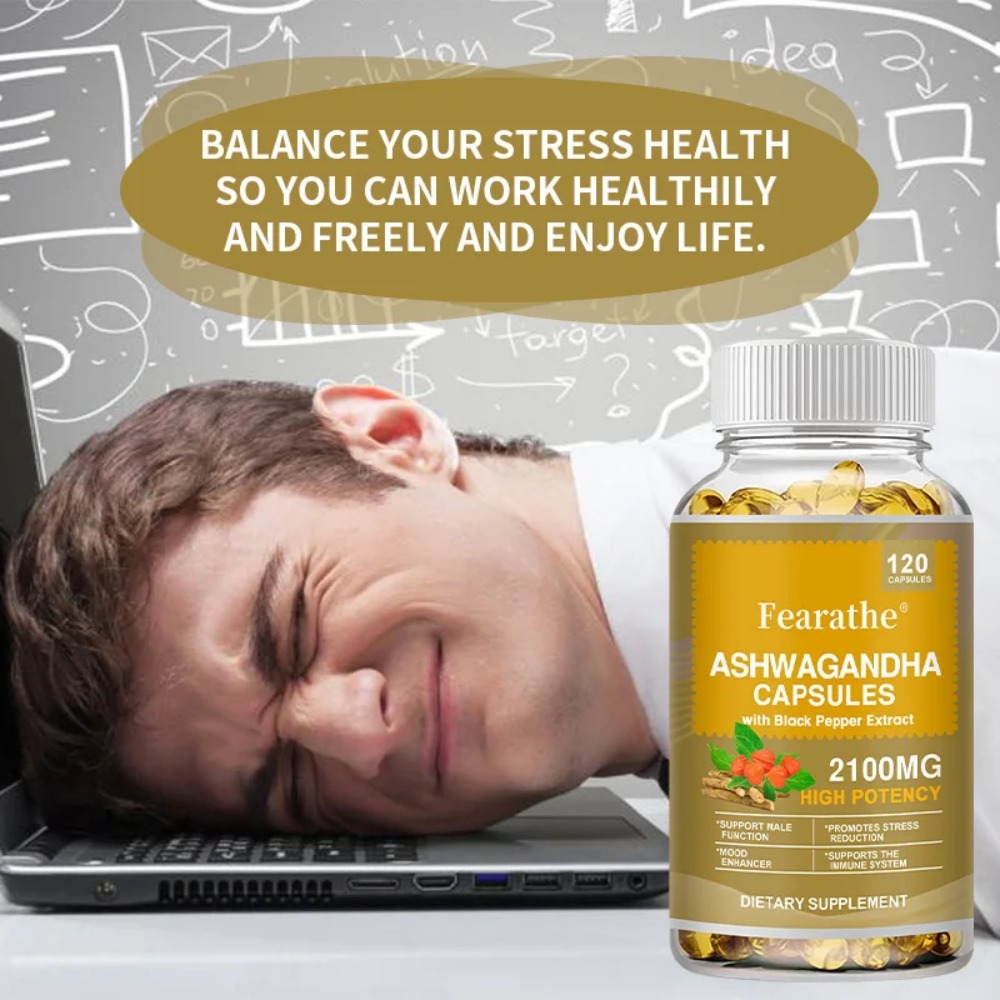 Kapsul Ashwagandha 2100mg, den - Ashwagandha Extract Root ulasan dan harga
