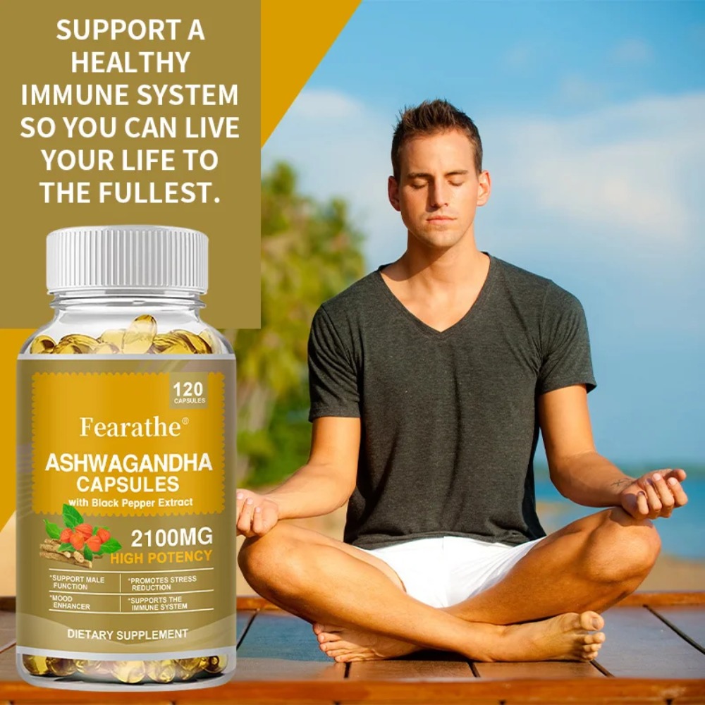 Kapsul Ashwagandha 2100mg, den - Ashwagandha Extract Root ulasan dan harga