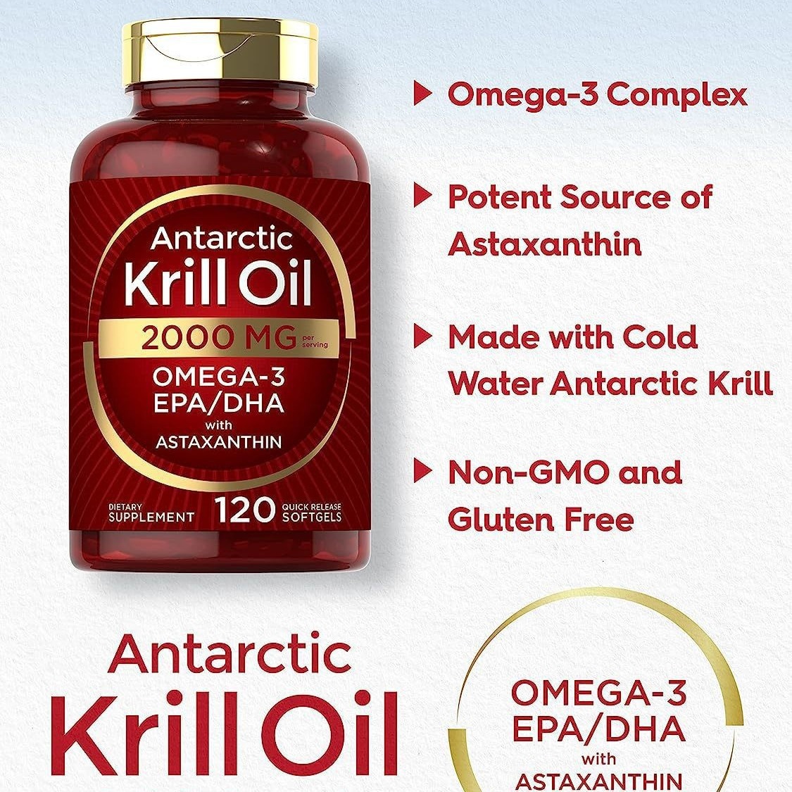 Kapsul lunak minyak krill mele - Nutrition Fitness Supplements ulasan dan harga