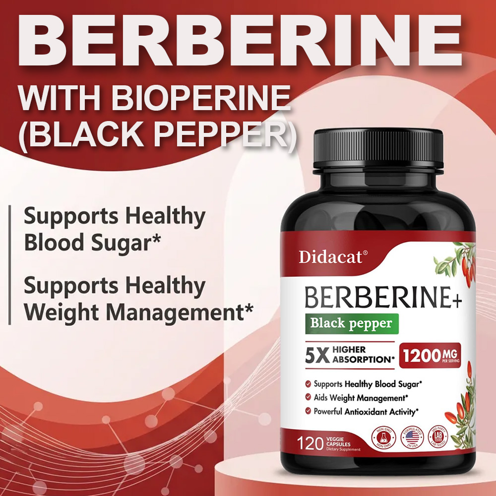 Suplemen Berberine 1200mg - Be - Berberine Hcl Capsule ulasan dan harga