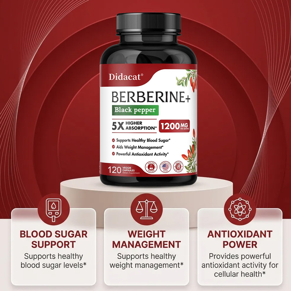 Suplemen Berberine 1200mg - Be - Berberine Hcl Capsule ulasan dan harga
