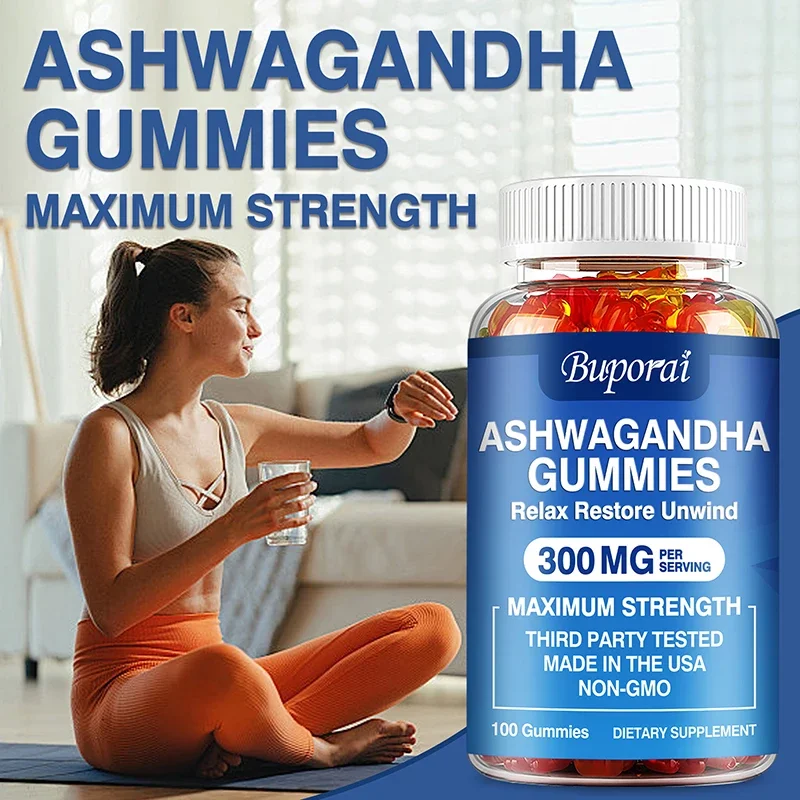 Permen Jeli Ashwagandha - Meng - Ashwagandha Extract Root ulasan dan harga