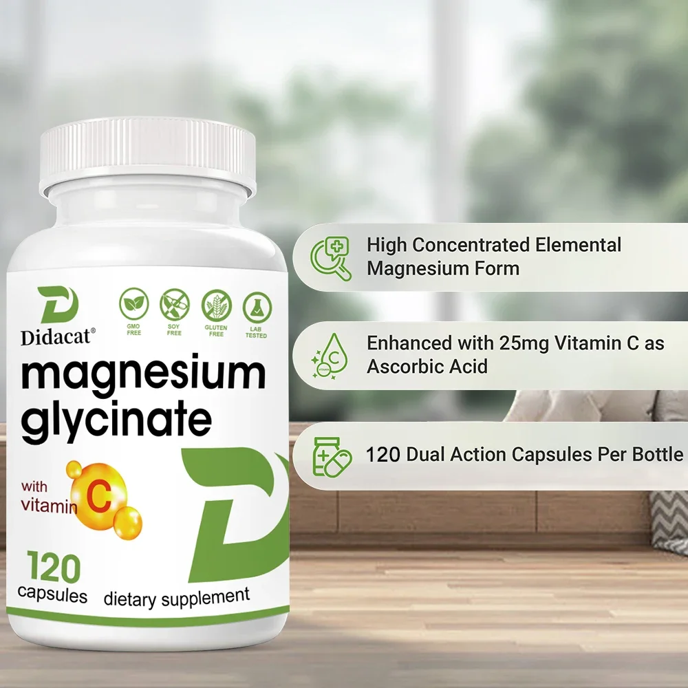 Magnesium glikinat 1000 Mg, 12 - Magnesium Glycinate Capsule ulasan dan harga