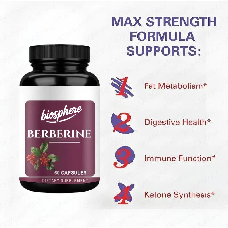 Suplemen Berberin-60 kapsul ve - Berberine Hcl Capsule ulasan dan harga