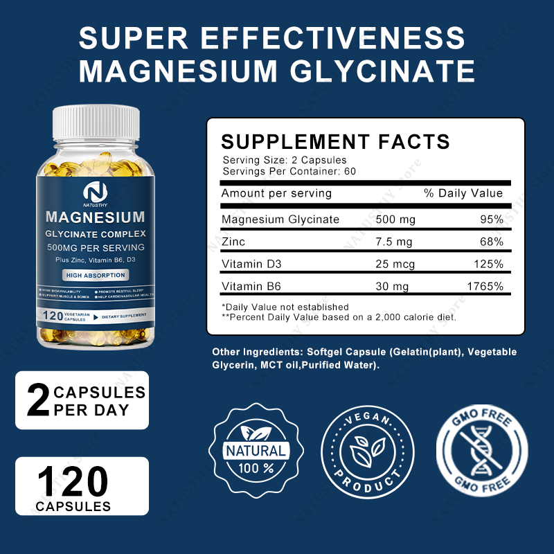 Kapsul Magnesium Glycinate den - Magnesium Glycinate Capsule ulasan dan harga